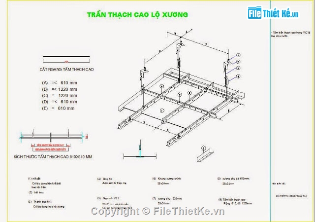 Thiết kế Trần thạch cao,thiết kế nội thất,thiết kế văn phòng